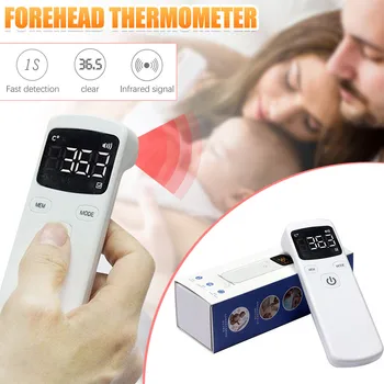

Forehead Non-Contact Thermometer Infrared Thermometer Adults Outdoor Home Digital Infrared Fever Ear Thermometer