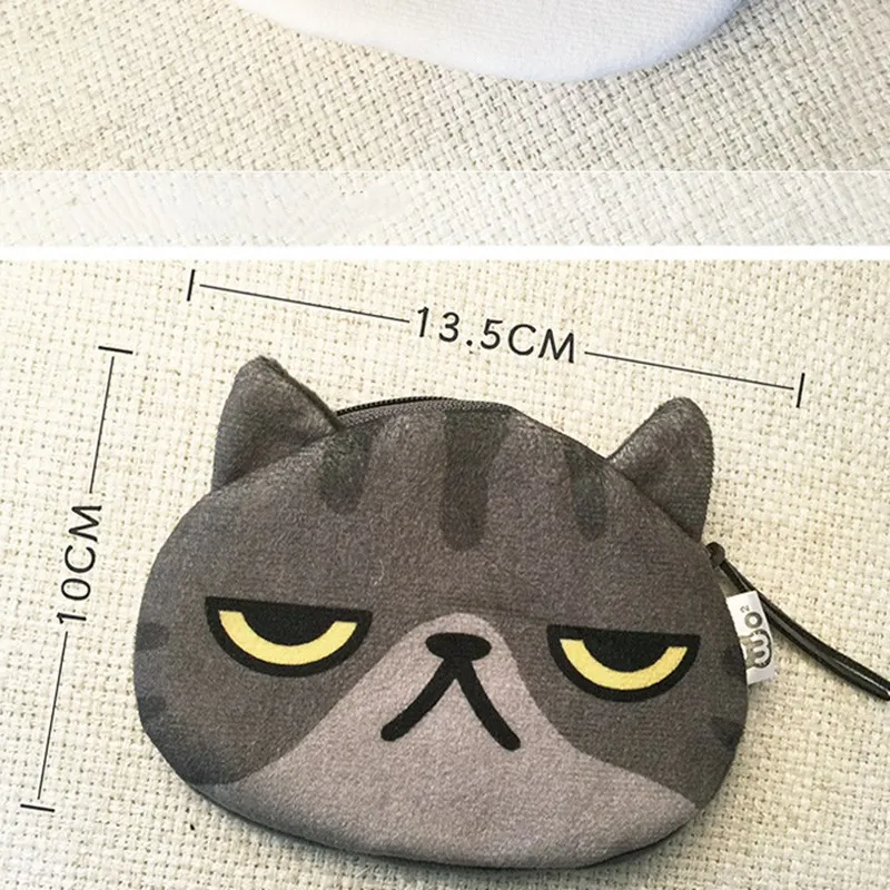 Мультяшное портмоне «кошка» Kawaii милый кошелек женский маленький кошелек для мелочи детская мини-сумка карман на молнии держатель для ключей
