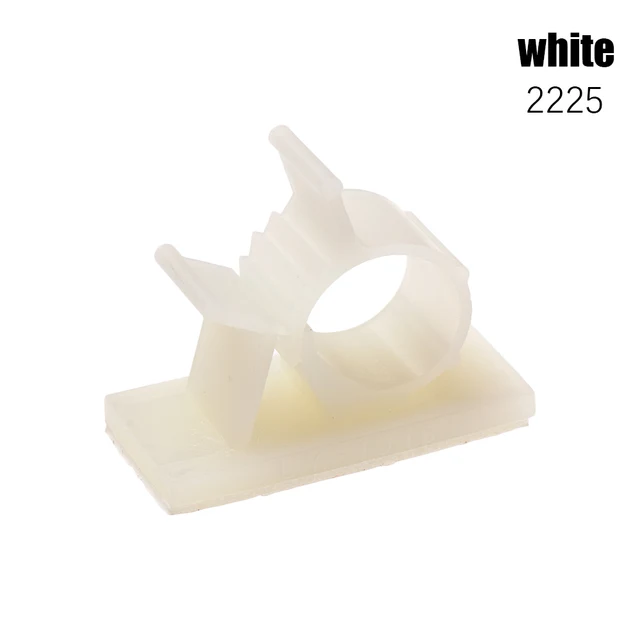 6Pcs Vsorce4u White Plastic Self Adhesive Bill Clips Home//Office Invoice//Memo Holder Clamp Hook 45 x 32mm