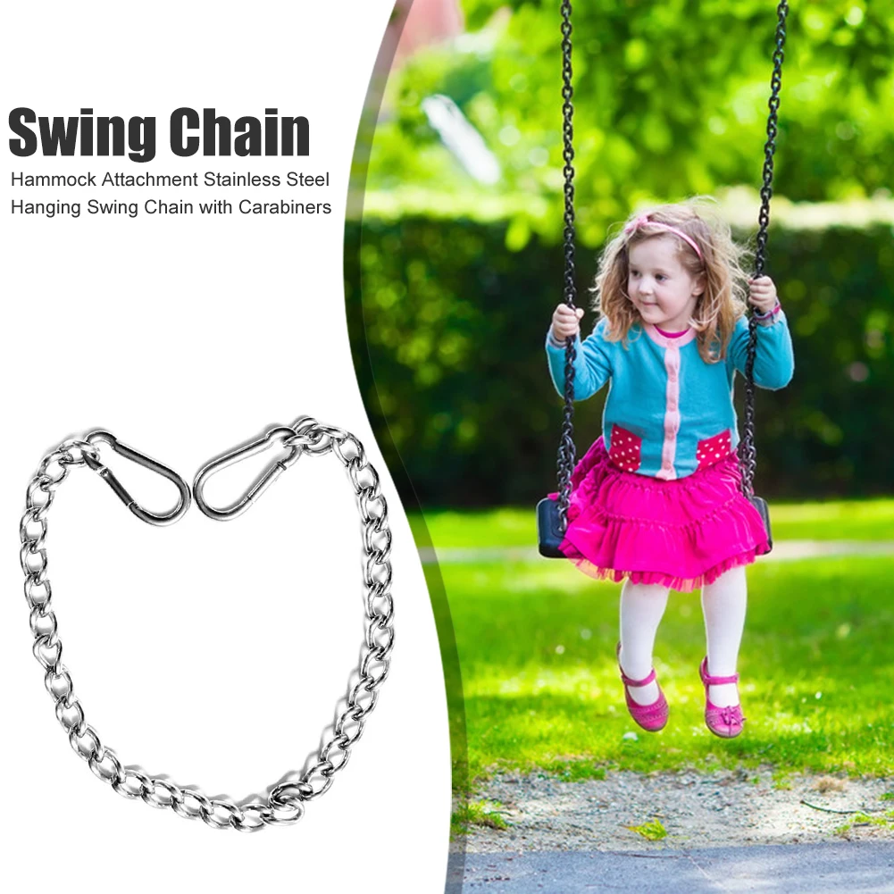 Подвесные качели цепи гамак с песком из нержавеющей стали карабинами