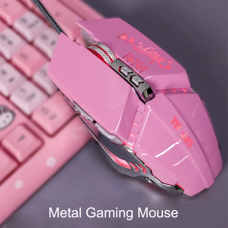 Профессиональная геймерская игровая мышь 3200 dpi, регулируемая Проводная оптическая 4 цвета, светодиодный usb-кабель, мышь, 7 кнопок для ноутбука