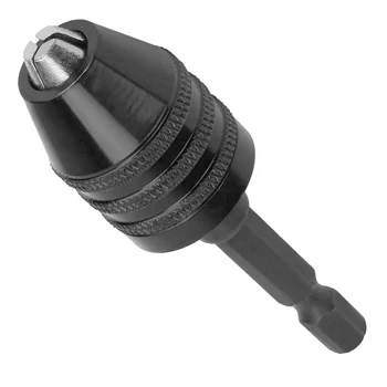 

Screwdriver Electric Grinder Accurate Wear Resistant Quick Change Clamping Accessories Drill Chuck Keyless Adapter Hex Shank