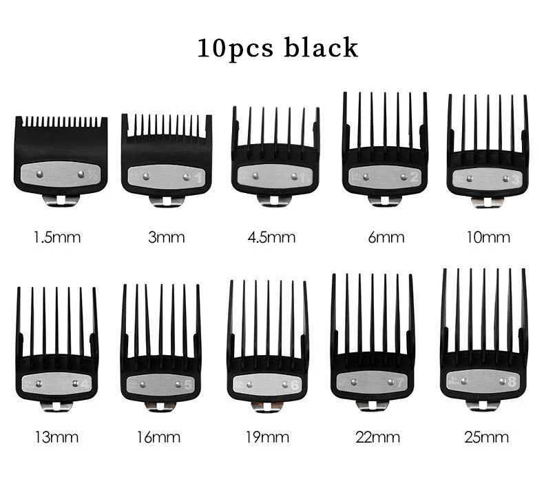 universal hair clipper cutting comb cover, barber shop trimmer protective gear accessory limit comb hairdressing tool