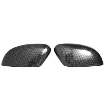 

1Pair Carbon Fiber Pattern Car Rear View Mirror Cover Cap Auto Side Rearview Mirror Cover for Ford Focus MK2/MK3 Sedan Turnier