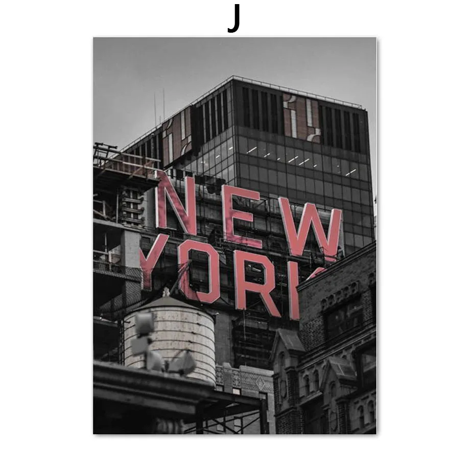 New-York-City-Building-Bridge-Broadway-Clock-Nordic-Vintage-Poster-Wall-Art-Print-Canvas-Painting-Decor (12)