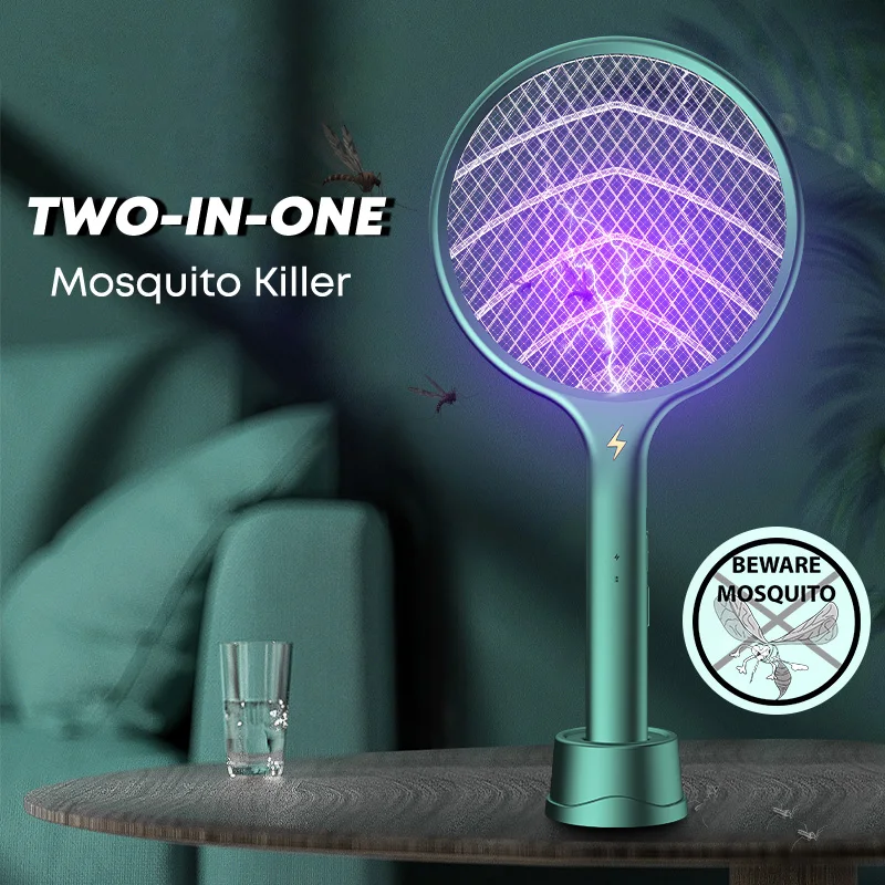Matamoscas eléctrico LED para el verano, lámpara antimosquitos, recargable vía USB repelente mosquito lampara led antimosquitos electrónica moscas jardín matamoscas electrico lampara techo repelente