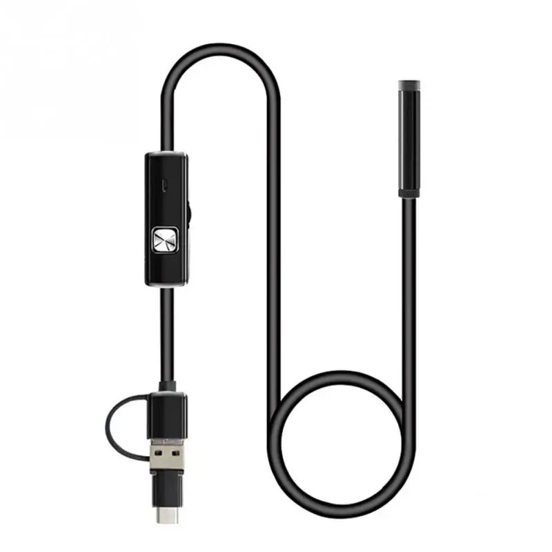 1 м 2 м 8,0 мм usb type-c эндоскоп HD 1200P мини-камера с 8 светодиодный инспекционный бороскоп камера для Android PC ноутбук