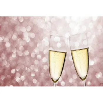 

Pink Bokeh Spots Wineglass Backdrop Halos Photography Background Newborn Baby Portrait Christmas Decoration Photo Booth Prop