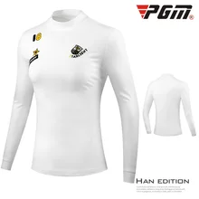 PGM для женщин гольф футболки для тренировок Спорт на открытом воздухе плотно прилегающие быстросохнущие высококачественные женские футболки топы D0829