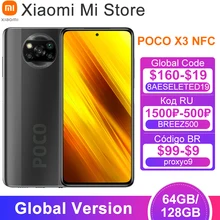 Global Version Xiaomi POCO X3 NFC Smartphone 6GB RAM 64GB ROM Snapdragon 732G Octa Core 64MP 5160mAh Battery 120Hz Refresh Rate