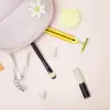 24k Gold Face Lift Bar Roller Vibration Slimming Massager Facial Stick Facial Beauty Skin Care T Shaped Vibrating Tool with Bag 6