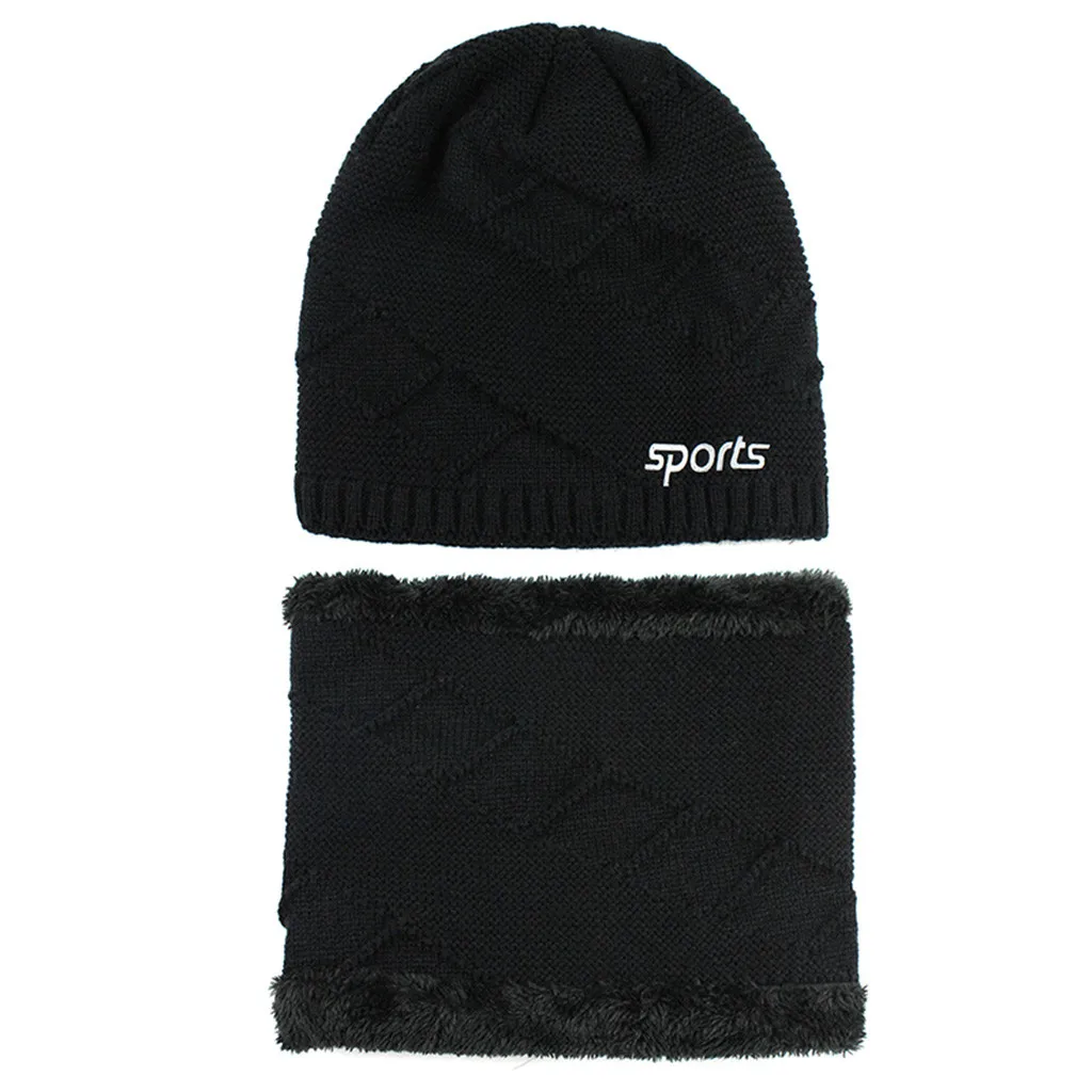 ACCGLORY Skullies Beanies, мужской шарф, вязаная шапка, шапка для мужчин, шапка, теплая шерсть, толстые зимние головные уборы для мужчин и женщин, шапка бини