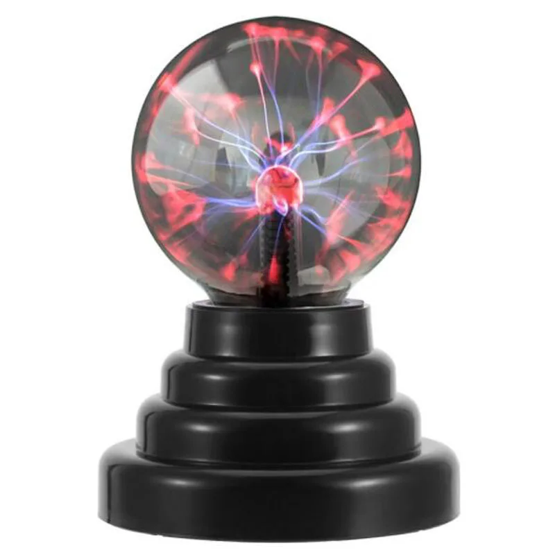 

Novelty USB Lightning Electrostatic Ion Magical Crystal Ball Lamp Glass Plasma 3-inch Magic Ball Bedroom Desktop Decoration