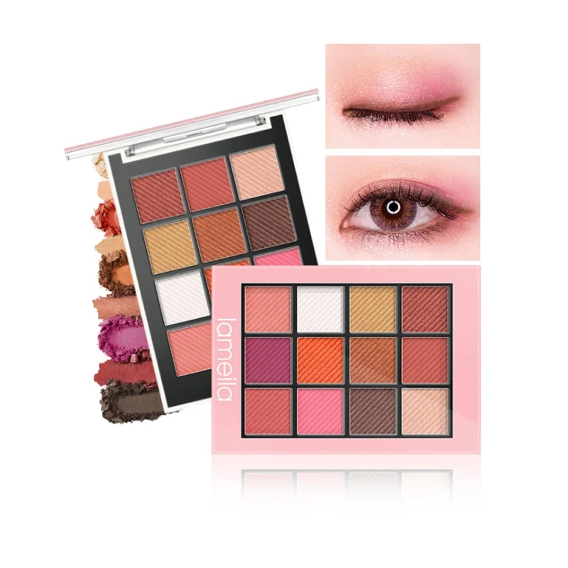 12 Colors Natural Shimmer Eyeshadow Palette Make up Eye Cosmetics Shadow Easy To Wear hot sale |