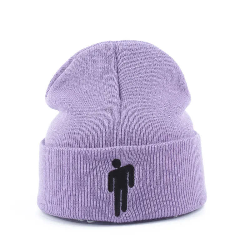 Осень и зима новая Billie Eilish вязаная шапка мужская и женская универсальная модная хип-хоп шапка
