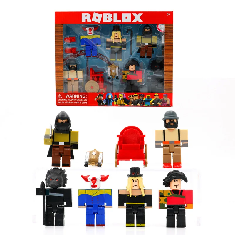 ROBLOX ночь оборотня шесть фигурок пакет 7 см ПВХ люкс куклы мальчики игрушки Модель Фигурки Коллекция Рождественские подарки для детей