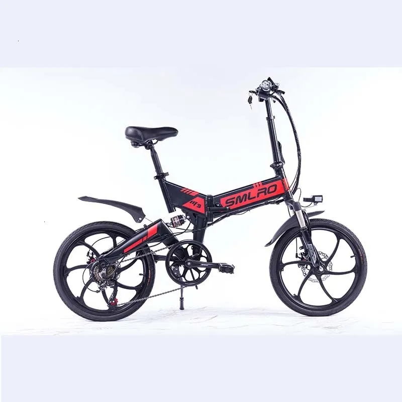 36V 10AH 350W Red Алюминий M3 складной электрический велосипед 350 Вт легкий и(7-скорость) складной электровелосипед 20-дюймовые колеса электрические велосипеды для взрослых - Цвет: 36V 10AH 350W Red