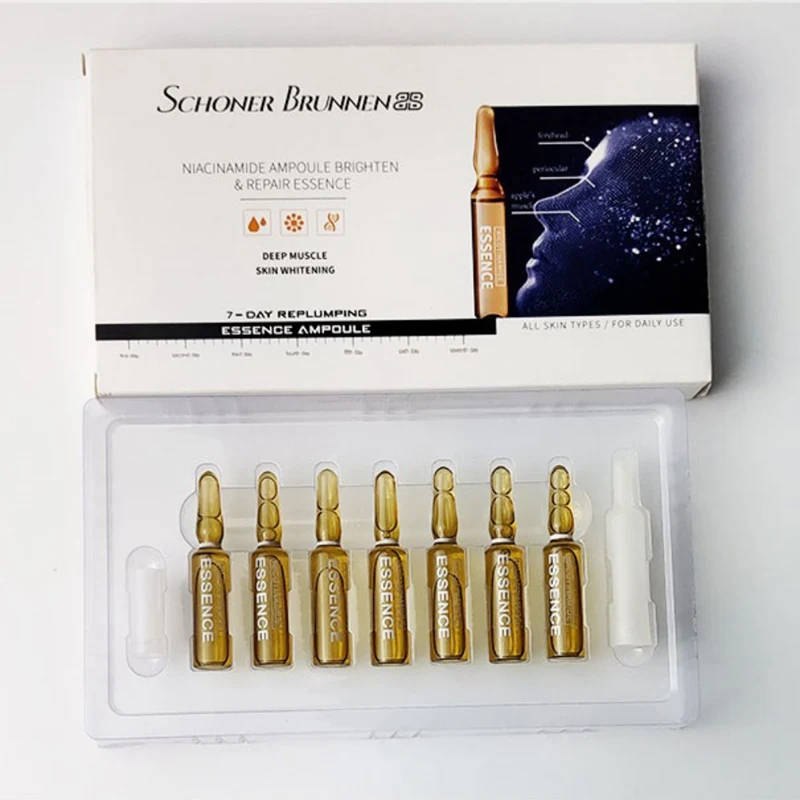 Hydrating Essence Set Long-lasting Moisturizing Control Oil Whitening Skin Care Nicotinamide Solution Face Serum - NET WT: Other