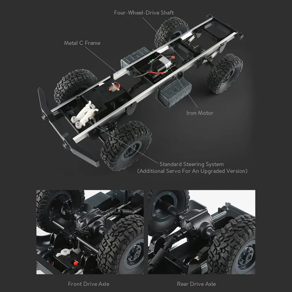 2,4G RC 1:16 машина с дистанционным управлением 6/4 колесный диск гусеничный внедорожник военный RC электрическая игрушка для детей