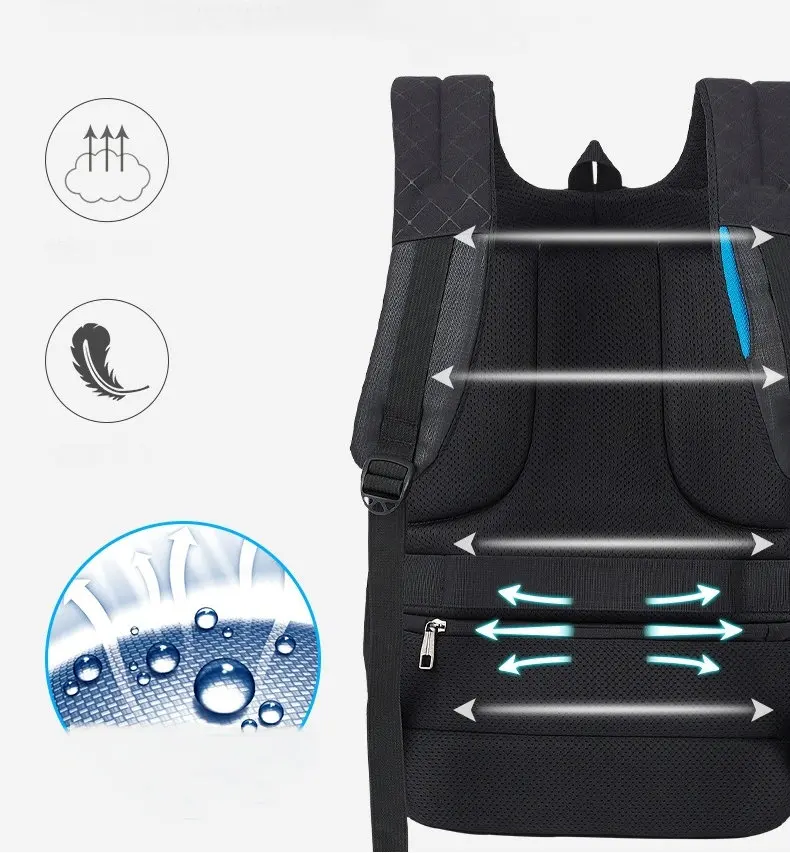 Men's Large capacity travel backpack Business Bag Laptop Usb Backpack Woman School Bag Male Leisure Backpack C44-33