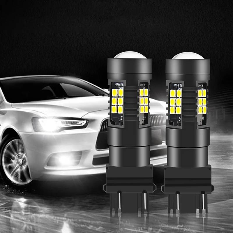 4Pcs Ford focus Led Car bombillas 3030 SMD P21w Light LED Replacement Reverse Instrument Panel Lamp White Bulbs Semaphore | Автомобили и