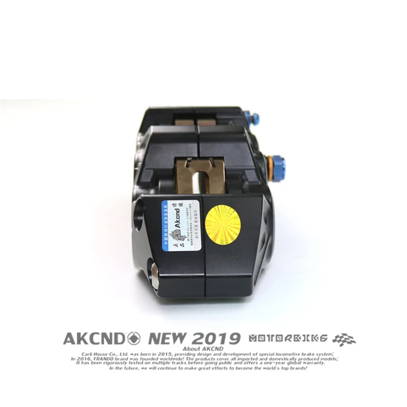 AKCND мотоцикл 6 ПОРШНЕВЫЕ тормозные суппорты алюминиевый сплав CNC гидравлический дисковый тормоз 40 мм Центр для yamaha xamx 300 Honda kawasaki
