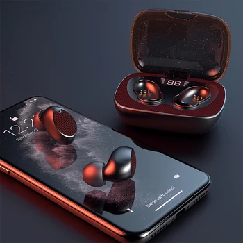 

ES02 Tws 5.0 Bluetooth Earphones With Mic Earpiece Hifi True Stereo Wireless Earphone Handsfree Sports Earbuds Gaming Headset
