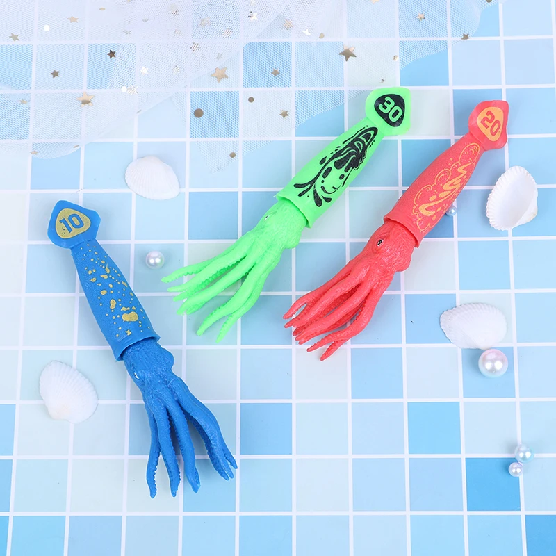 New Summer octopus Torpedo Rocket Throwing Toy Funny Swimming Pool Diving Game Toys for Children Dive Accessories Toy