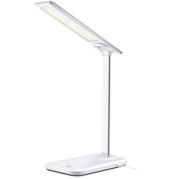 

Harmonic LED Desk Lamp with USB Charging Port, Dimmable Office Lamp,3 Lighting Modes 6 Brightness Levels, PressControl
