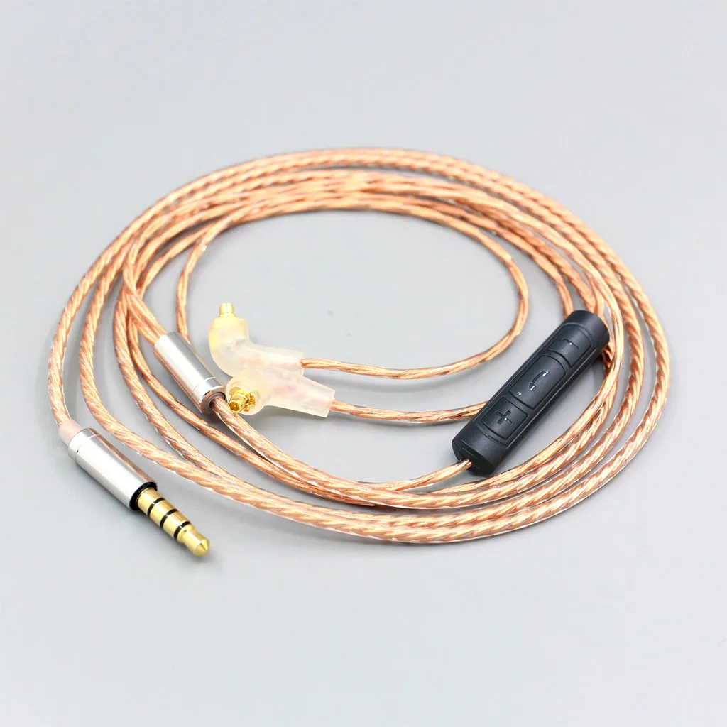 com Controle Remoto Mic Fone de Ouvido Cabo para Etymotic Er4sr Er4xr Er3xr Er3se Er2xr Er2se Ln007746 - Image 2