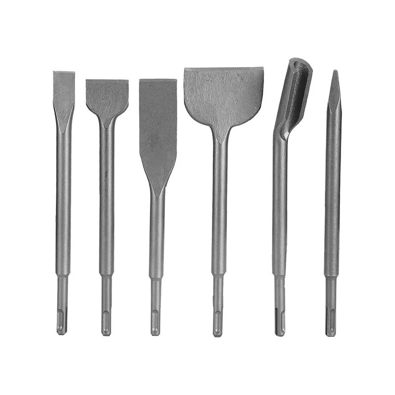6 Pieces 40Cr Rotary Hammer Chisels, Hammer Chisels SDS Plus for Concrete WallChisel AliExpress