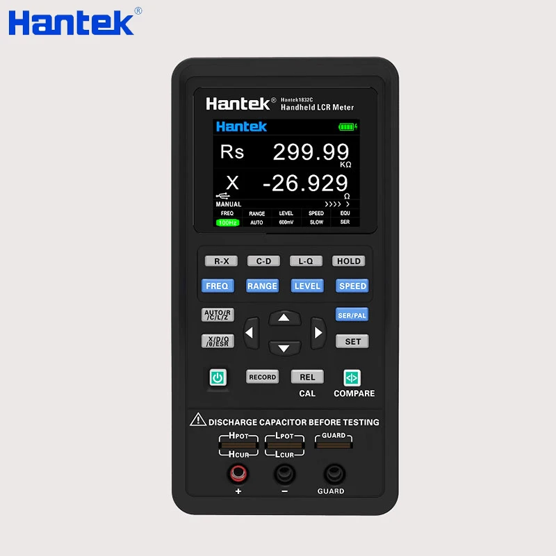 Цифровой измеритель сопротивления Hantek LCR 1832C 1833C TFT ЖК-экран однокнопочный для