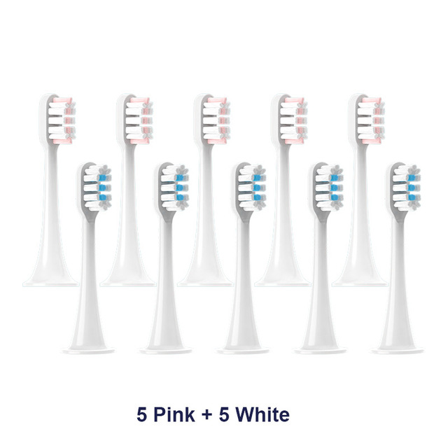 Brush Heads For xiaomi Mijia T300/T500/T700 Sonic Electric Toothbrush Soft Bristle  Nozzles with Caps Sealed Package