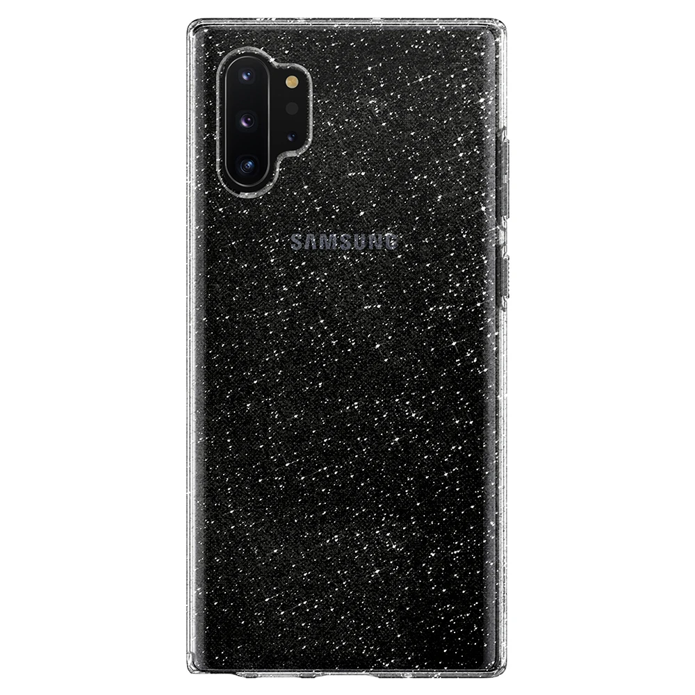 Spigen чехол с жидкими кристаллами для samsung Galaxy Note 10 Plus, модный прозрачный Блестящий гибкий ТПУ чехол s