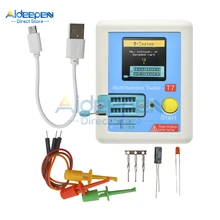 LCR-T7 yeni transistör test cihazı TFT diyot triyot kapasite ölçer LCR ESR metre NPN PNP MOSFET IR İşlevli test cihazı multimetre