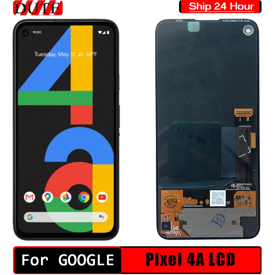 US $109.44 581 For Google Pixel 4a LCD Display G025J Display Touch Screen Digitizer Assembly Replacement For Google Pixel 4a Lcd Pixel 4a