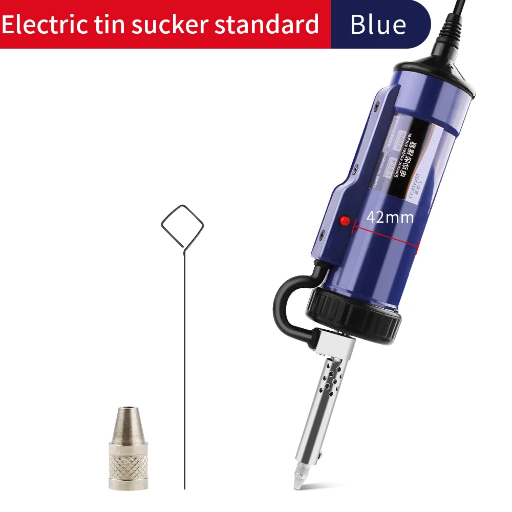 LUXIANZI Powerful Electric Desoldering Pump Suction Tin Vacuum Removal Tool Removal Hand Welding Tools Solder Iron Desolder Gun electric solder Welding Equipment