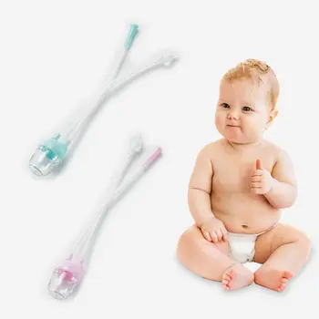 

Baby Baby Nose Cleaner Snot Nasal Suction Device Newborn Aspirator Safe Nursing Care Soft Silicone Vacuum Safety Sucker Newborn