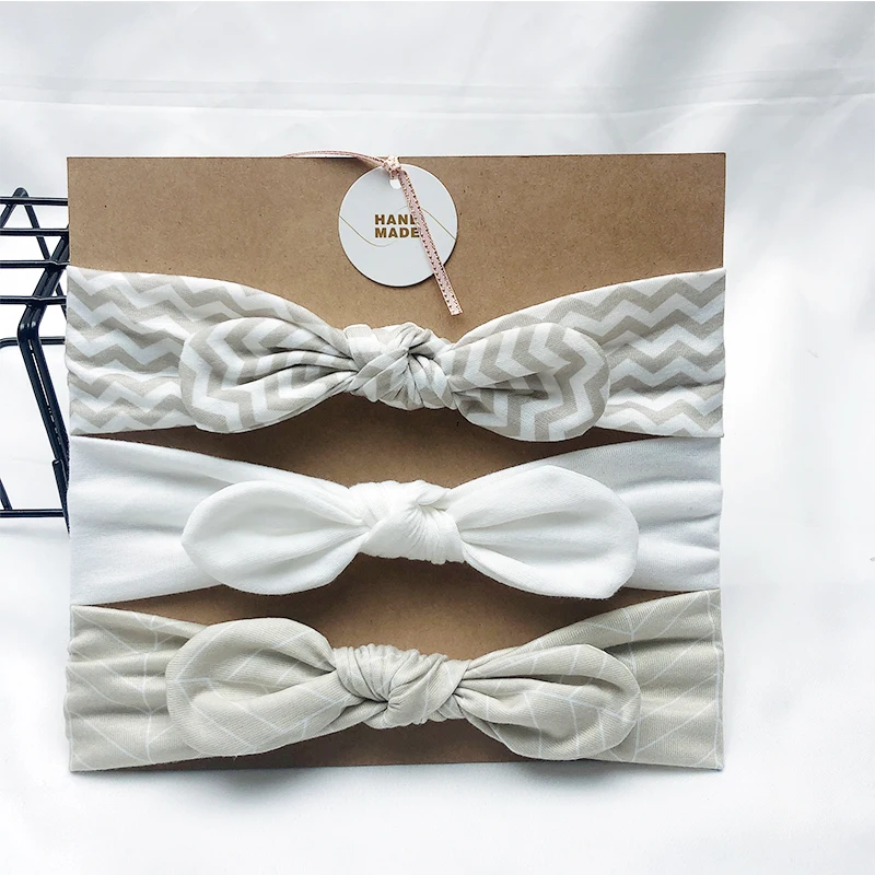 Children's Finger Toothbrush 3pcs/Lot New Desgin Headband For Girls Cute Rabbit Ears Headbands Soft Stretch Knit Hair Bands Baby Hair Accessories Baby Accessories discount