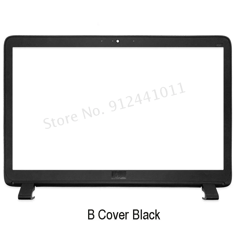 NEW Laptop LCD Back Cover For HP Probook 450 G2 455 G2 Front Bezel Hinges Palmrest Bottom Case A B 768123-001 AP15A000100 Black best laptop bags for men