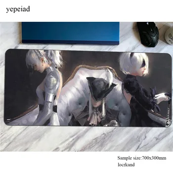 

NieR:Automata mouse pad Personality mats Computer mouse mat gaming accessories large mousepad Boy Gift keyboard games pc gamer