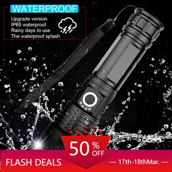 

xhp50.2 most powerful flashlight 5 Modes usb Zoom led torch xhp50 18650 or 26650 battery Best Camping, Outdoor