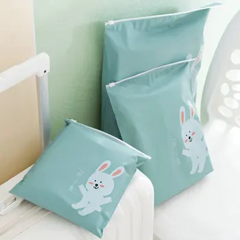 

Cartoon Waterproof Zipper Storage Bag Home And Travel Sub Packaging Sealed Bags