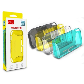 

Crystal Transparent Protective Case Shell for Switch Lite Soft TPU Drop Proof Protection Cover with 3 Card Slot for NS Lite