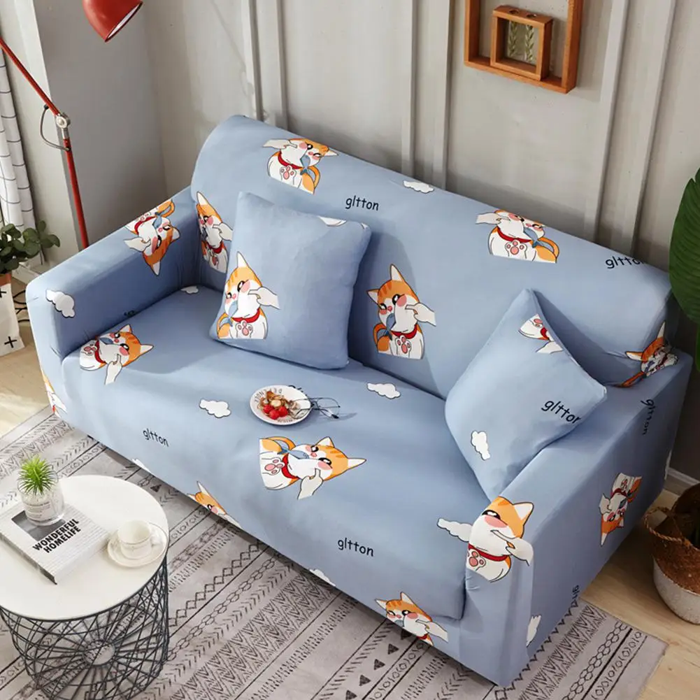 TPFOCUS Solid Color Elastic Sofa Cover Spandex Modern Polyester Sofa Cover Cloth Sofa Cushion Chair Protector Living Room