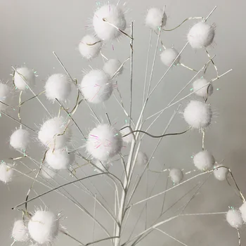 

Christmas Hair Ball String Lights 10/20LEDS fairy lamp decorative Light for Party,Wedding,Christmas,Garden,Outdoor,Indoor