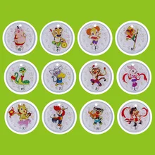 12 шт. Китайский Зодиак EM4305 RFID 125 кГц записываемый брелок Бесконтактный идентификатор брелоков