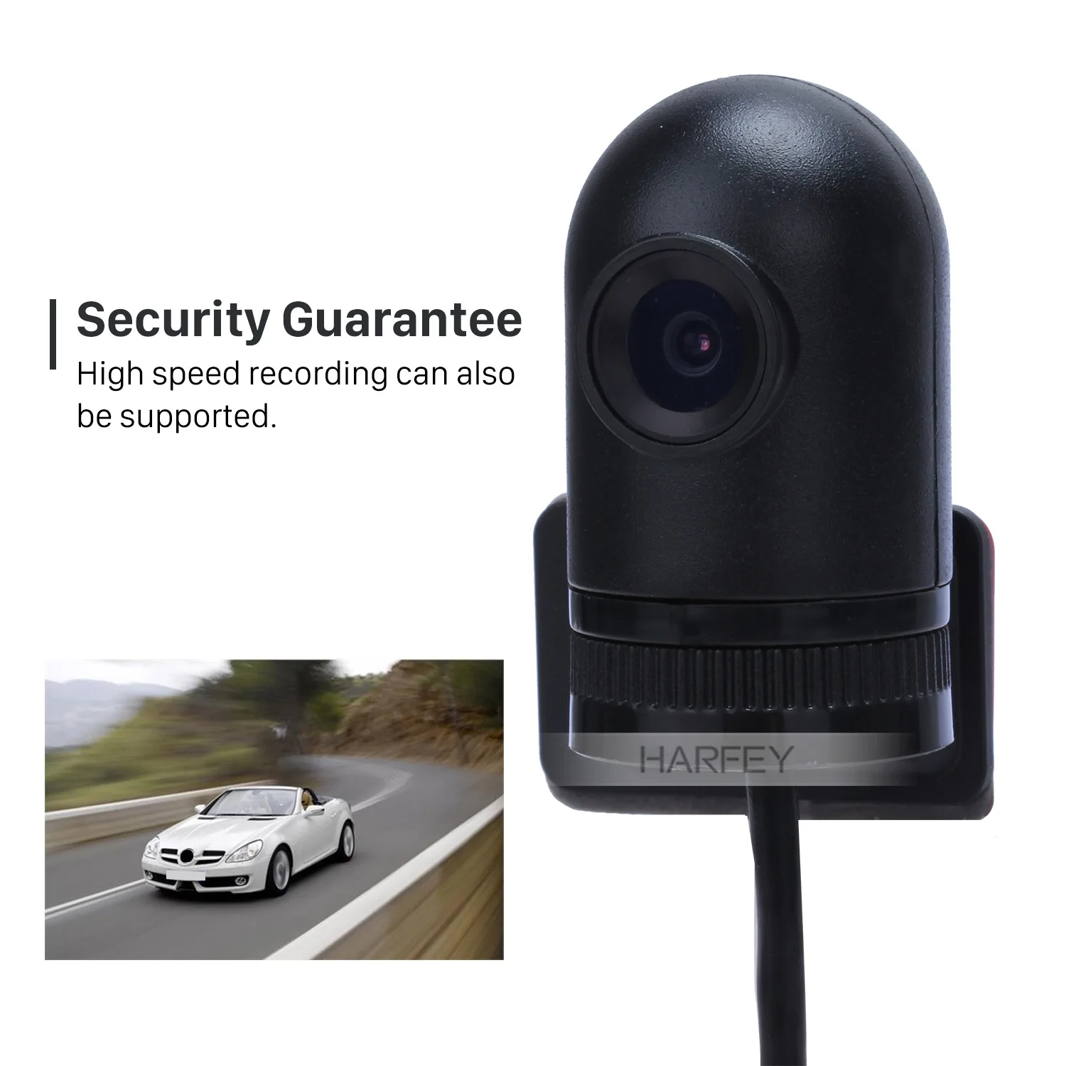 Harfey 140 градусов широкоугольный HD 720P Автомобильный цифровой видеорегистратор с usb-разъемом фронтальная камера Запись видео Поддержка Android 7,1 6,0 5,1