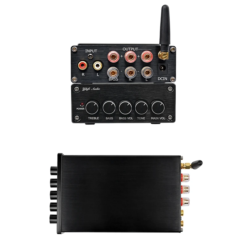 IG-Bluetooth 4,2 сабвуфер аудио усилитель 100 Вт Hifi стерео Tpa3116 цифровой 2,1 канальный Настольный усилитель мощности Amp 50Wx2
