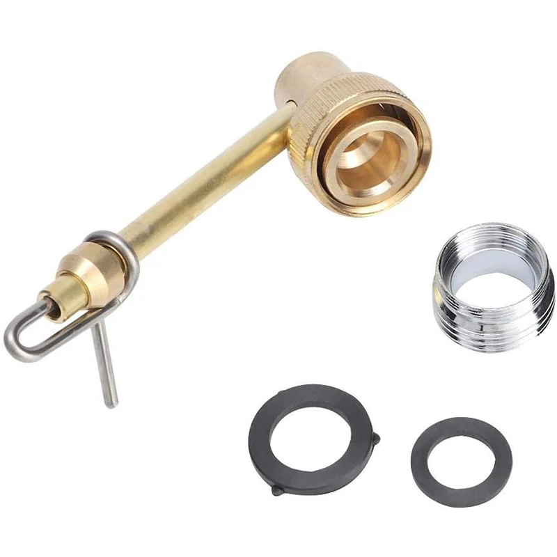 Beer Faucet Jet Carboy and Bottle Washer Brass Adapter Homebrew Brewing Bottles | Дом и сад